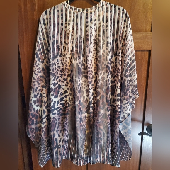 NWT Jennifer Lopez Leopard Kaftan - Picture 2 of 6